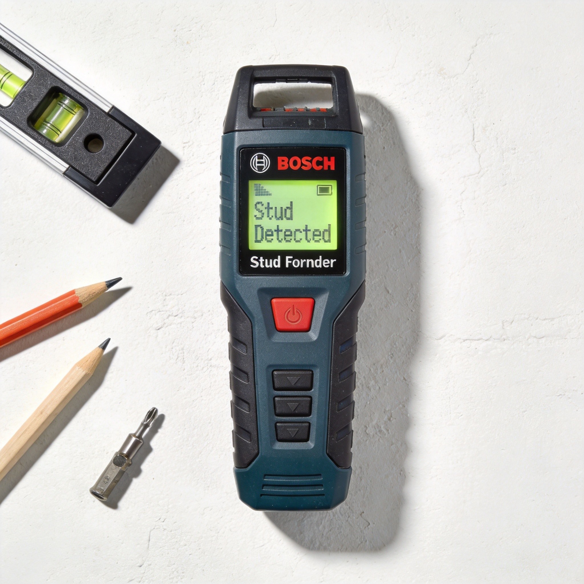Electronic stud finder with LCD display